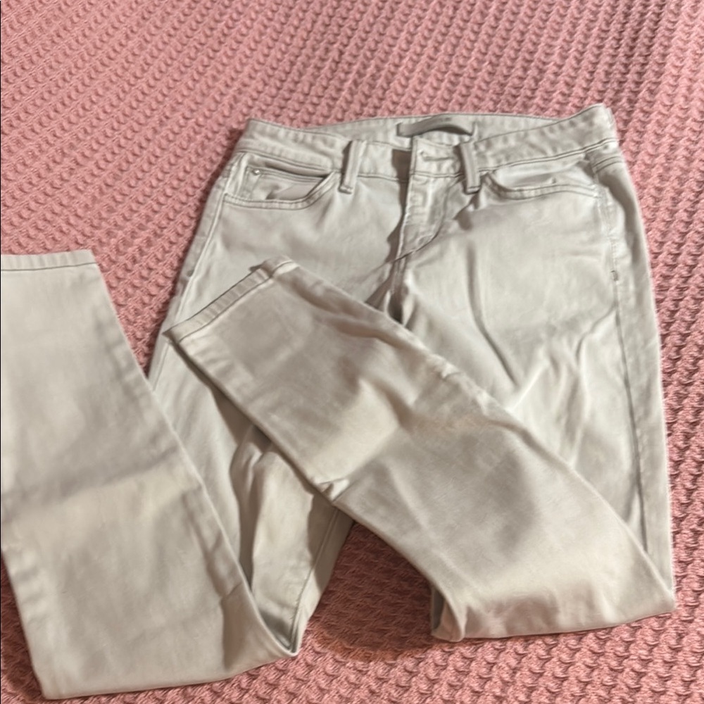 Joe's Jeans Cream Skinny Jeans Casual Fit